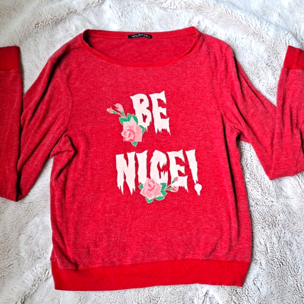 Wildfox *rare* Be Nice sweater M